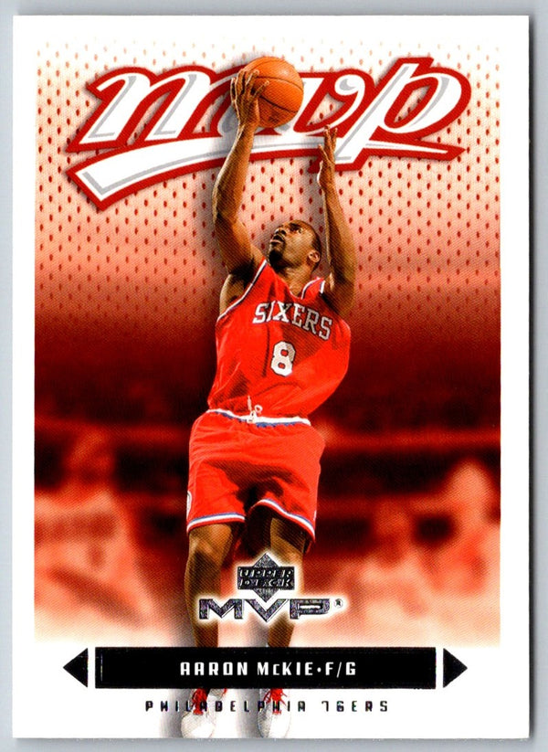 2003 Upper Deck MVP Aaron McKie #134