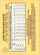 1985 Donruss Jody Davis
