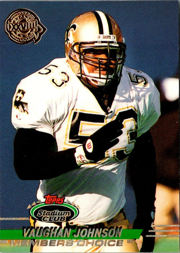 1993 Stadium Club Members Only Vaughan Johnson #499