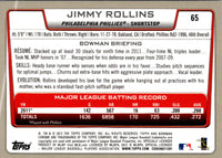 2012 Bowman Chrome Jimmy Rollins #65