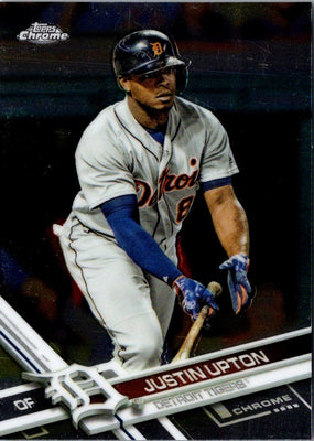 2017 Topps Chrome Justin Upton #154