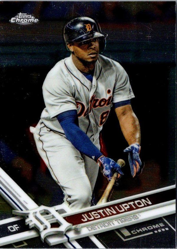 2017 Topps Chrome Justin Upton #154