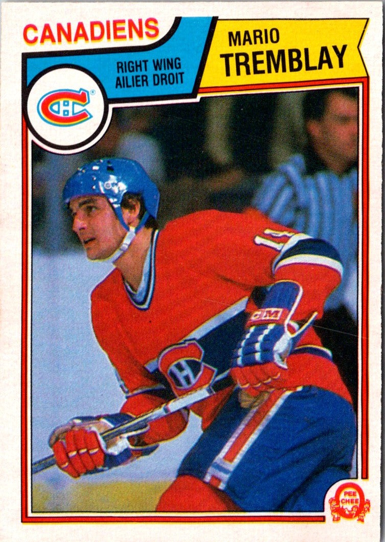 1983 O-Pee-Chee Mario Tremblay