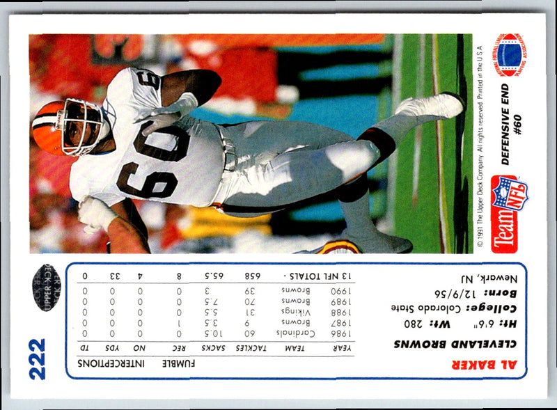 1992 Upper Deck Stephen Baker