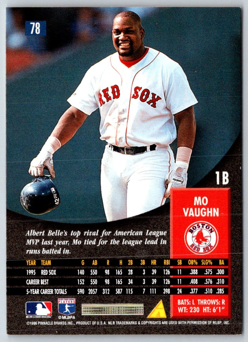 1996 Pinnacle Mo Vaughn