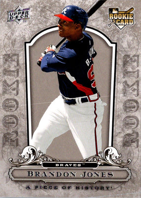 2008 Upper Deck A Piece of History Brandon Jones #104 Rookie