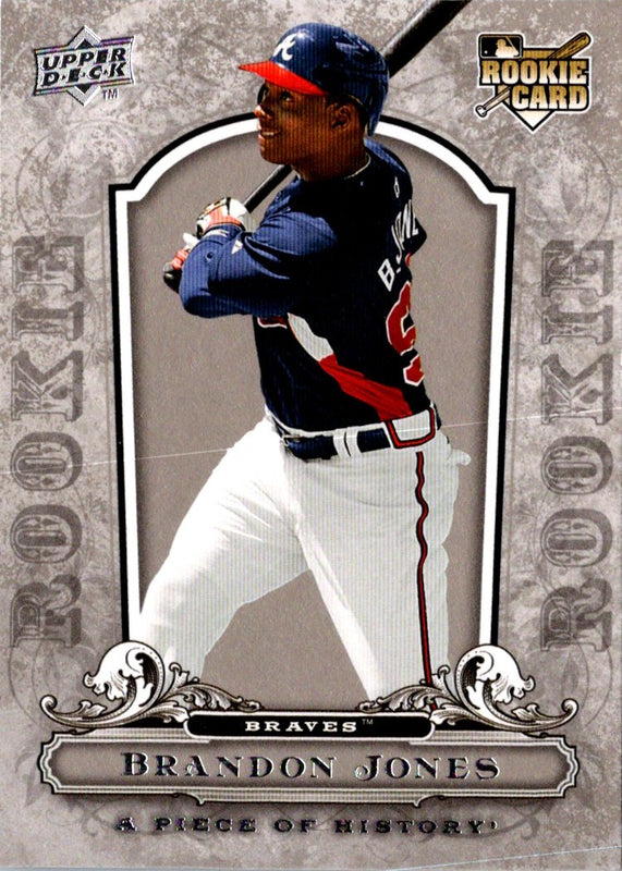 2008 Upper Deck A Piece of History Brandon Jones #104 Rookie