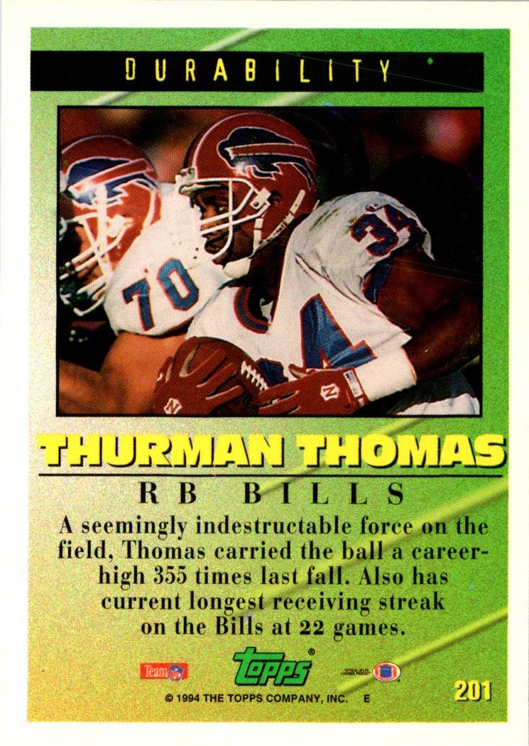 1994 Topps Thurman Thomas