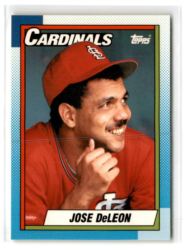 1990 Topps Tiffany Jose DeLeon #257