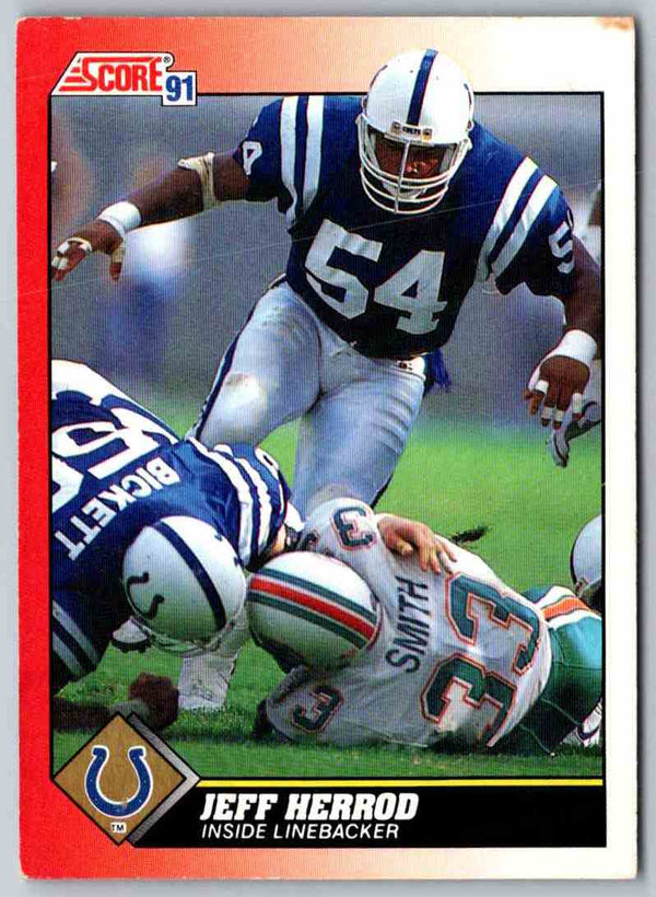 1991 Score Jeff Herrod #132