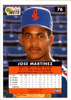 1992 Fleer Excel Jose Martinez #76