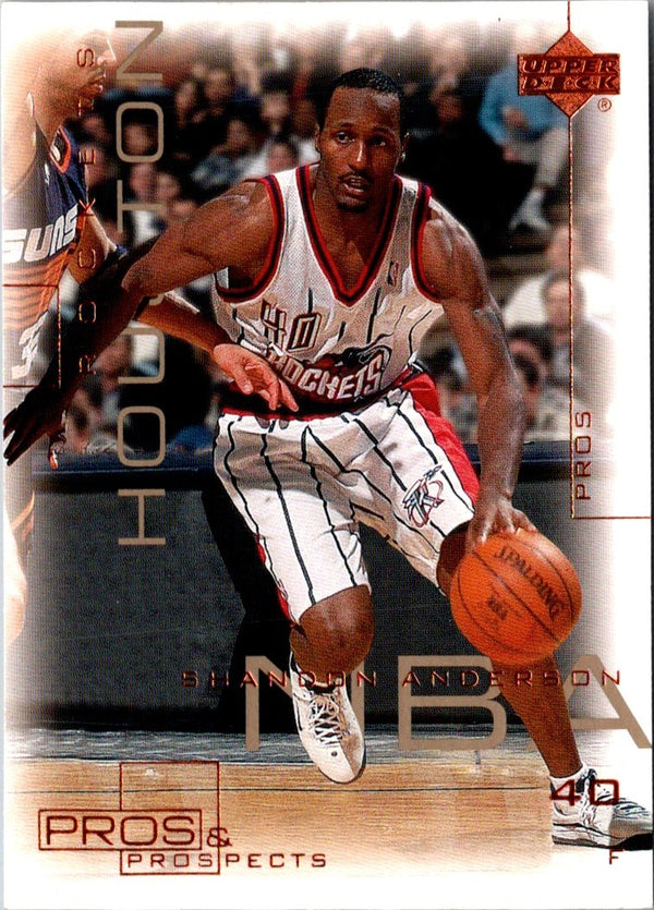 2000 Upper Deck Pros & Prospects Shandon Anderson #30