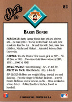 1992 Studio Barry Bonds #82