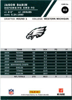 2012 Score Jason Babin #83