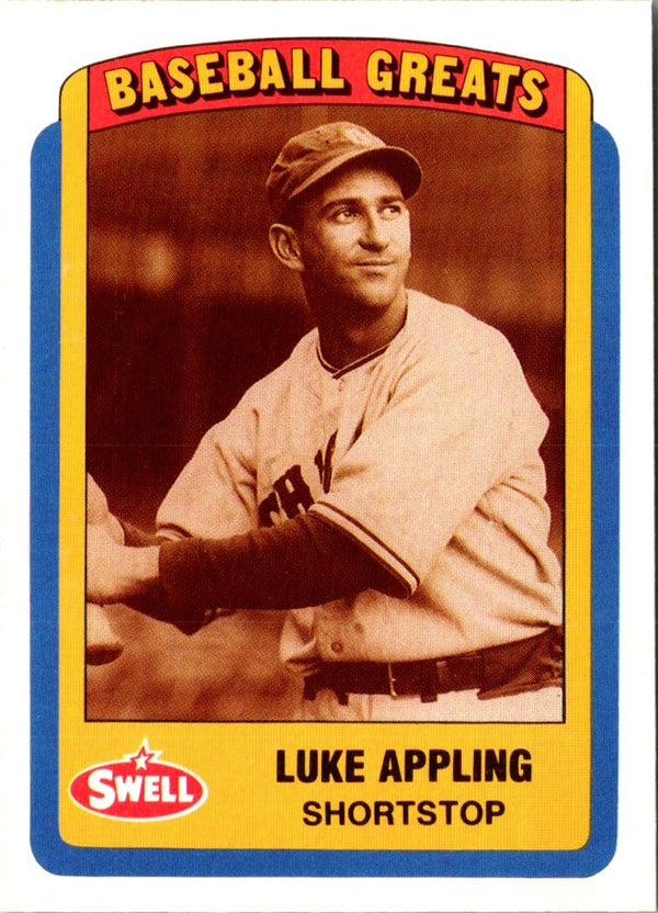 1990 Swell Baseball Greats Luke Appling #18