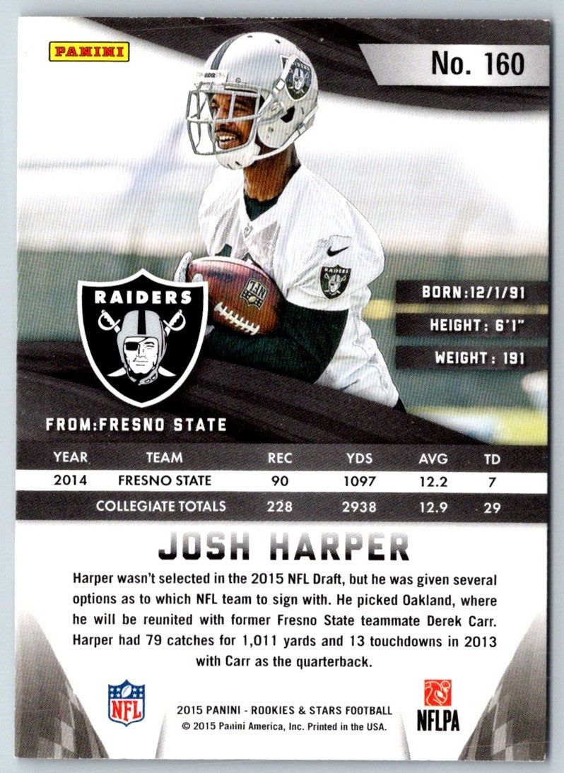 2015 Panini Rookies & Stars Josh Harper