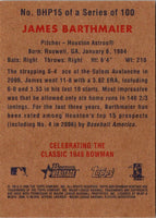 2006 Bowman Heritage Prospects Jimmy Barthmaier #BHP15