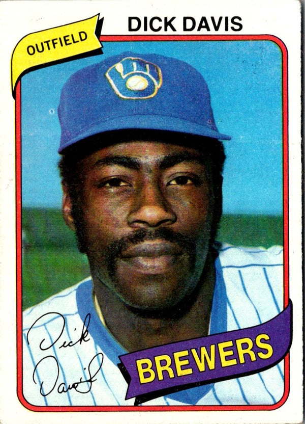 1980 Topps Dick Davis #553