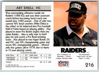 1992 Proset Art Shell #216