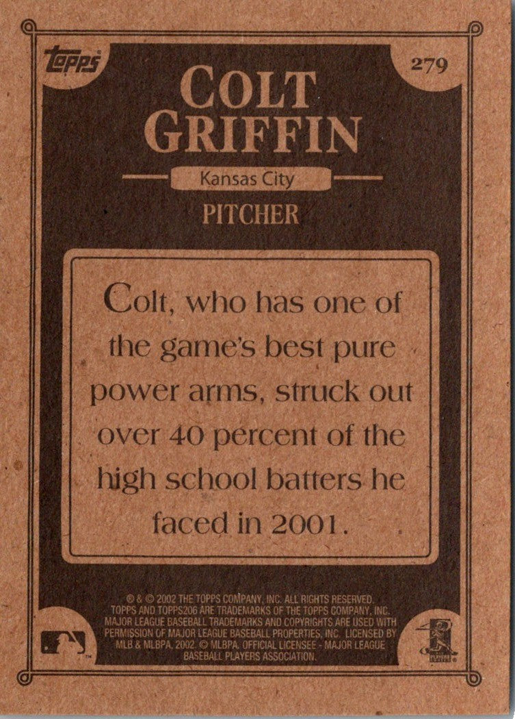 2002 Topps 206 Colt Griffin