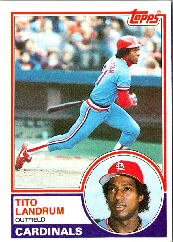 1983 Topps Tito Landrum #337 EX