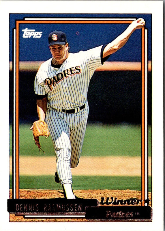1992 Topps Dennis Rasmussen #252