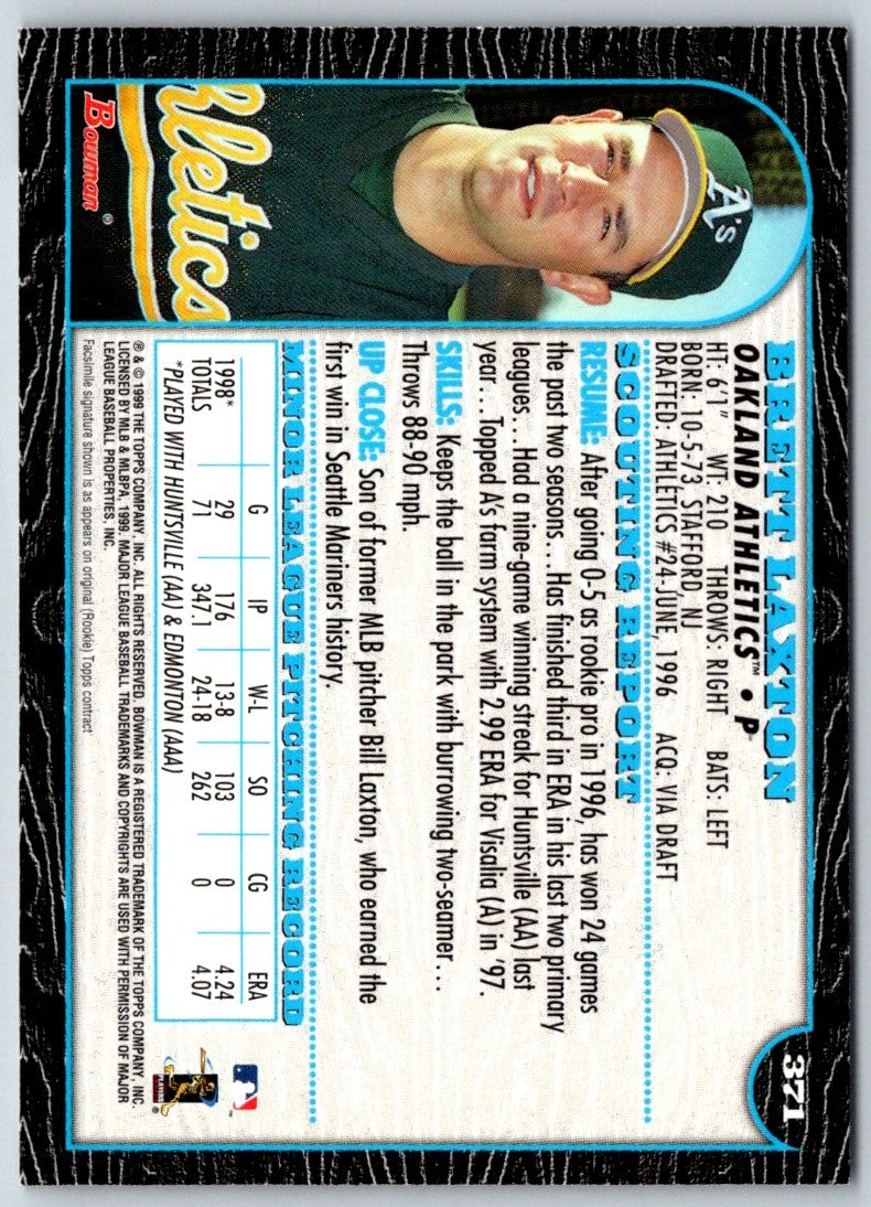 1999 Bowman Brett Laxton