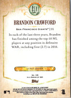 2018 Topps Gypsy Queen Brandon Crawford #105