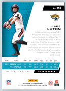 2020 Panini Chronicles Draft Picks Playoff Jake Luton