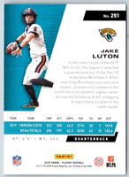 2020 Panini Chronicles Draft Picks Playoff Jake Luton #23 Rookie