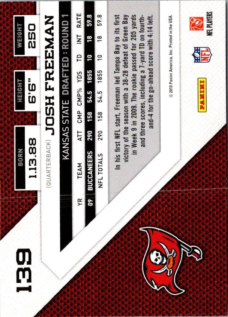 2010 Panini Gridiron Gear Josh Freeman