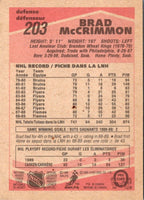 1989 O-Pee-Chee Brad McCrimmon #203
