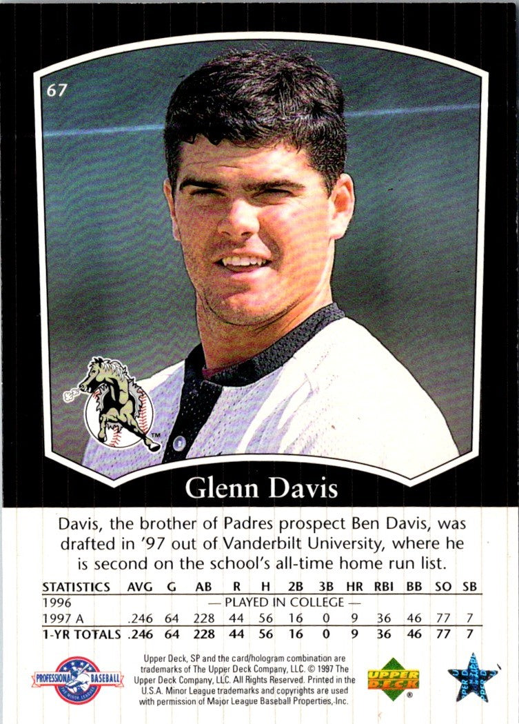 1998 SP Top Prospects Glenn Davis