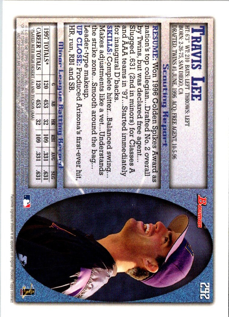 1998 Bowman Travis Lee