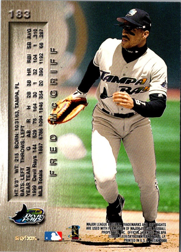 1998 Pacific Crown Royale Fred McGriff