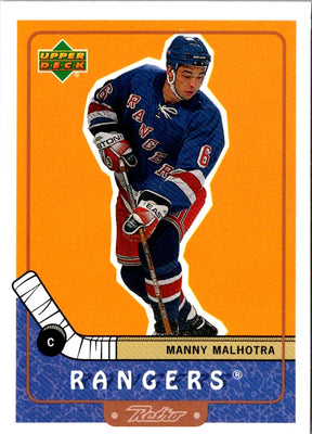1999 Upper Deck Retro Manny Malhotra #50