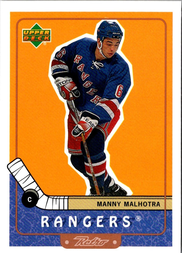 1999 Upper Deck Retro Manny Malhotra #50