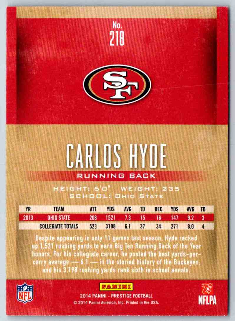 2014 Prestige Carlos Hyde