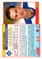 1991 Score Canadian English Mike Foligno #248