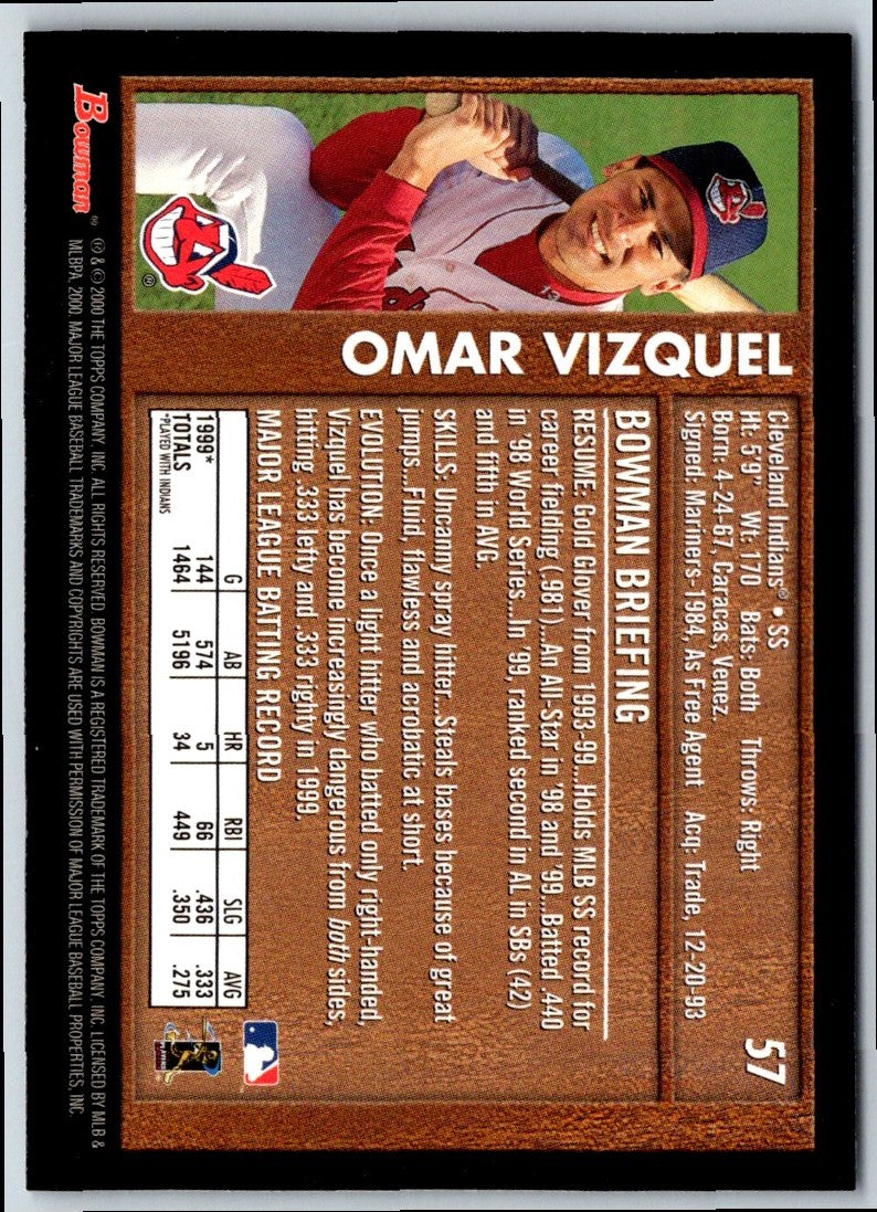 2000 Bowman Omar Vizquel