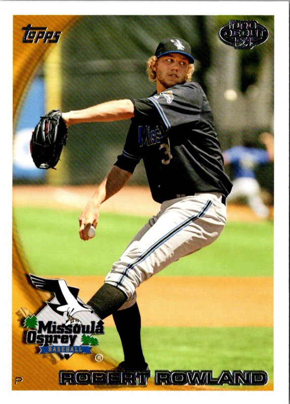 2010 Topps Pro Debut Robby Rowland #413
