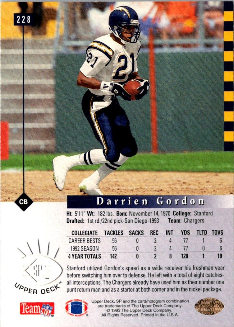 1993 SP Darrien Gordon