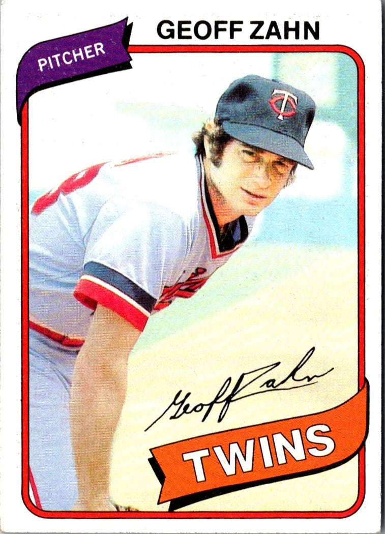 1980 Topps Geoff Zahn