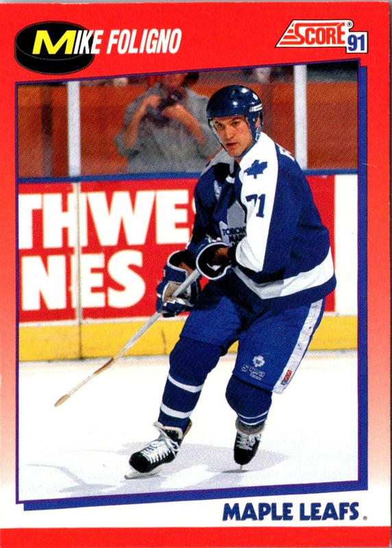 1991 Score Canadian English Mike Foligno #248