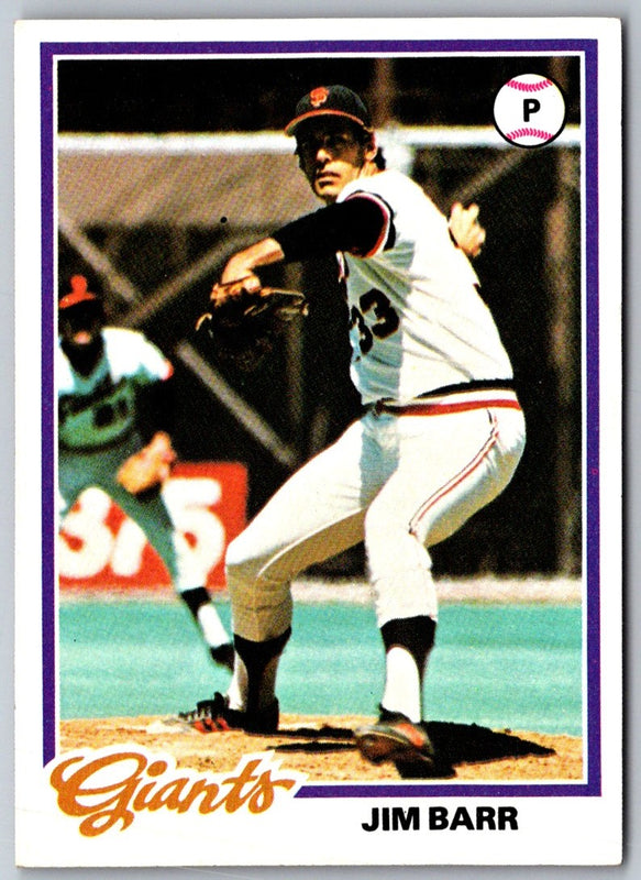 1978 Topps Jim Barr #62