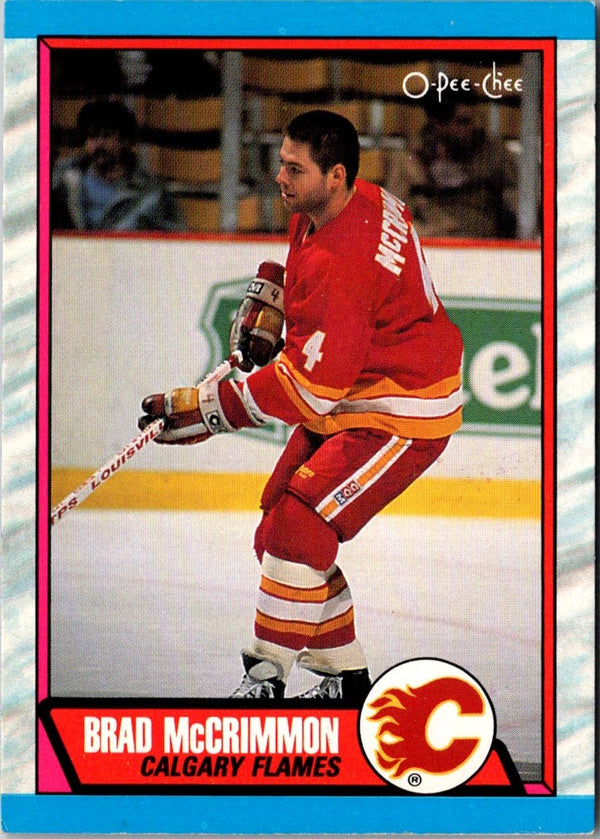 1989 O-Pee-Chee Brad McCrimmon #203