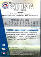 2017 Finest Refractor Jose Bautista #18