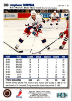 1995 Collector's Choice Player's Club Stephane Quintal #280