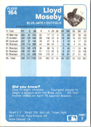 1984 Fleer Lloyd Moseby