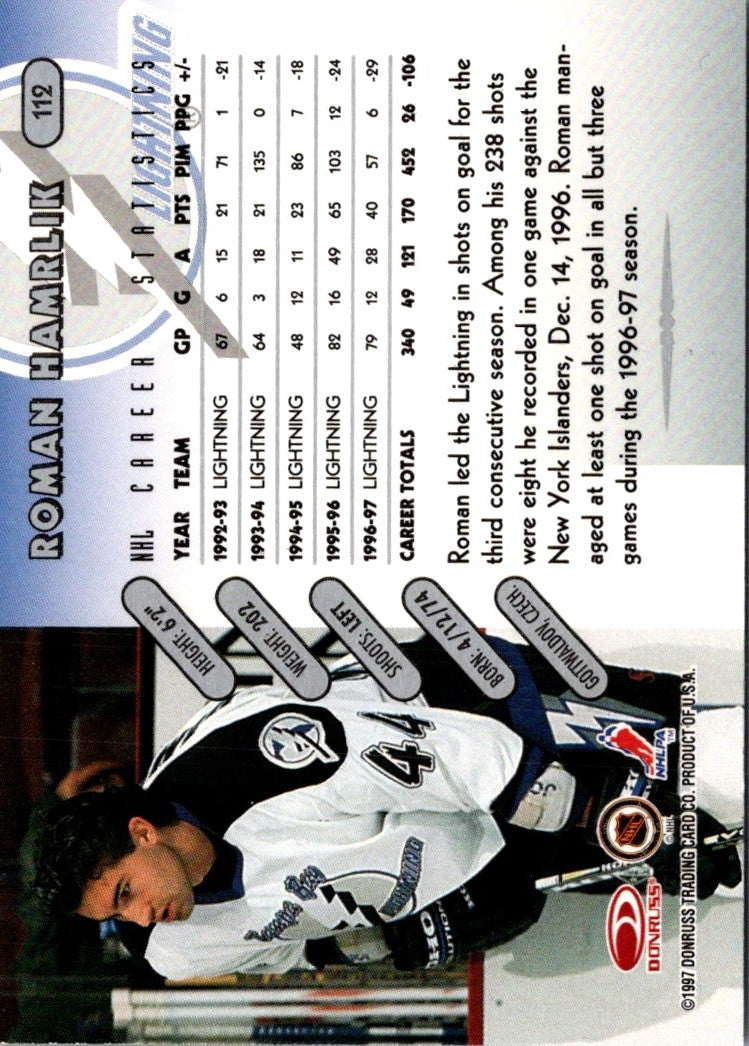 1997 Donruss Roman Hamrlik